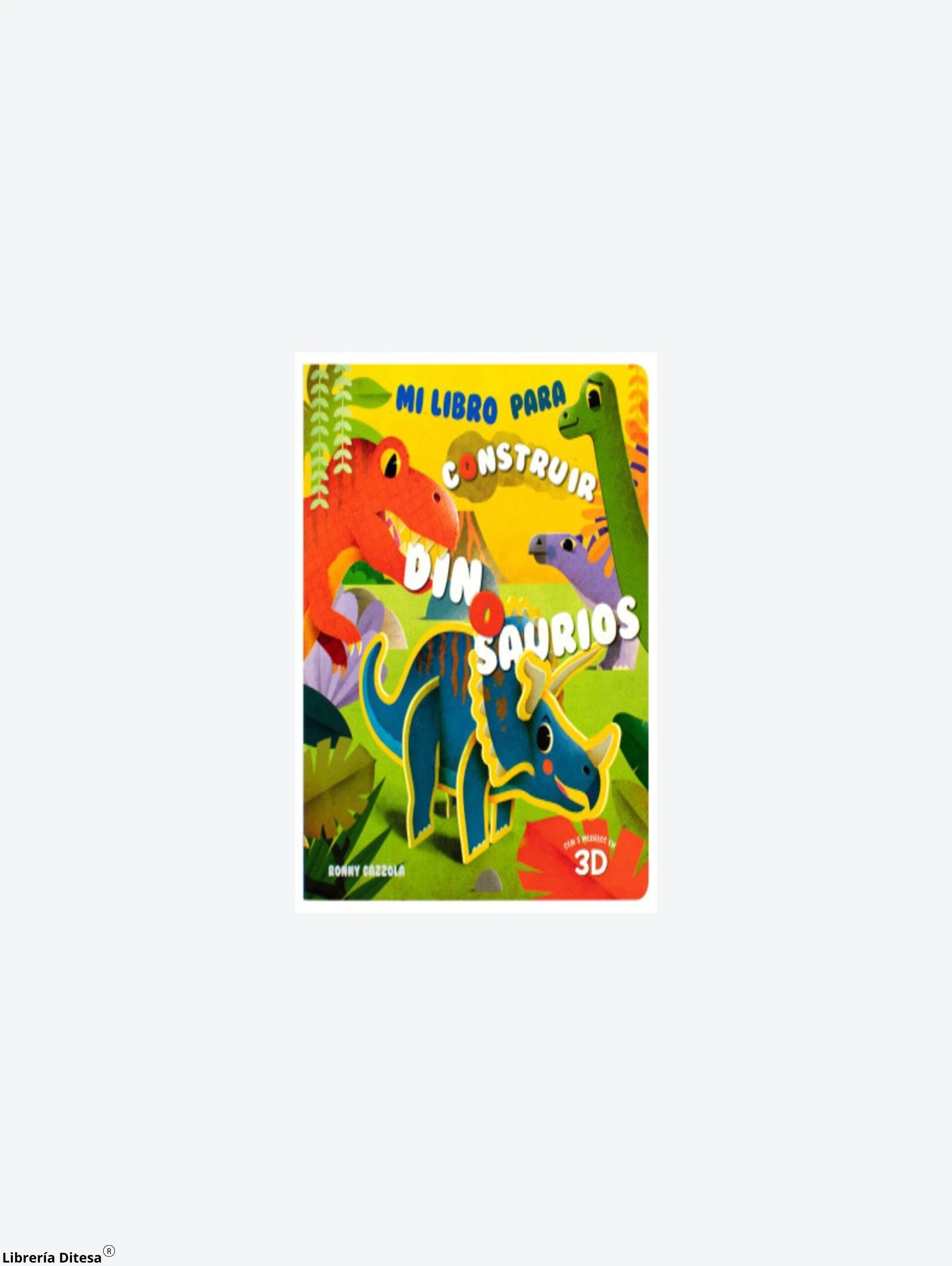Mi Libro Para Construir: Dinosaurios by Advanced Marketing