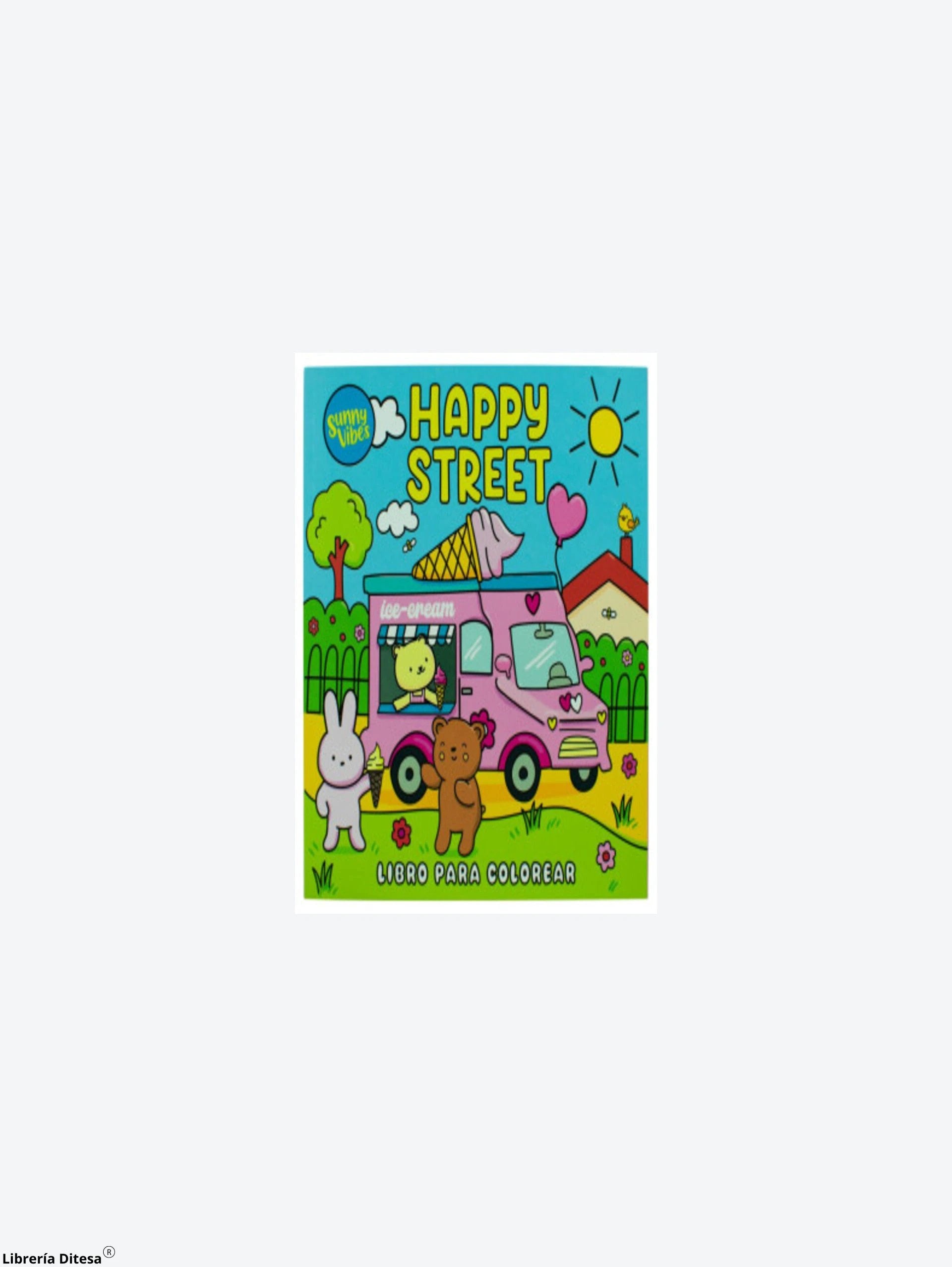 Libro Para Colorear Happy Street by Advanced Marketing
