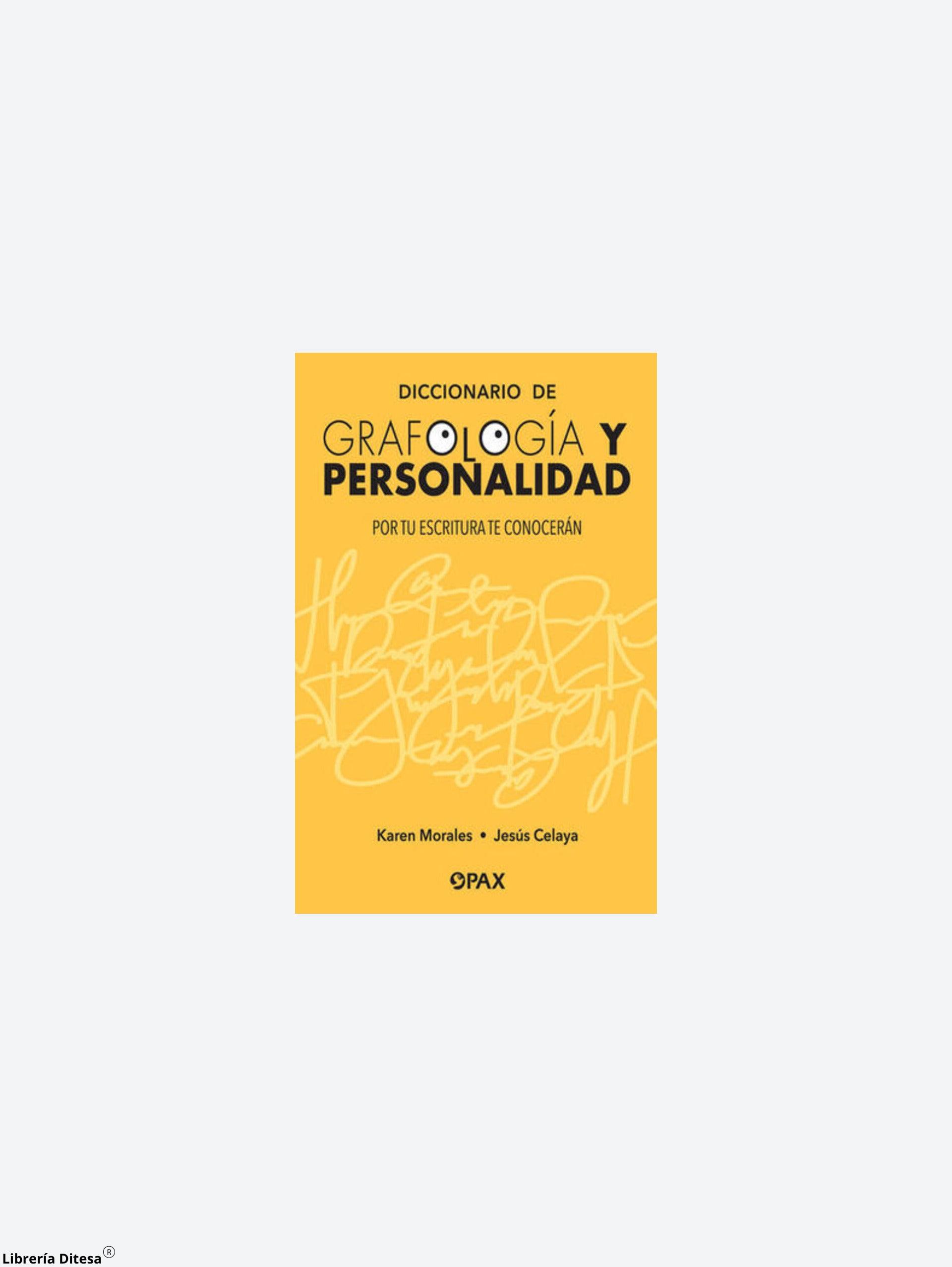 Diccionario De Grafología Y Personalidad - Librería Ditesa