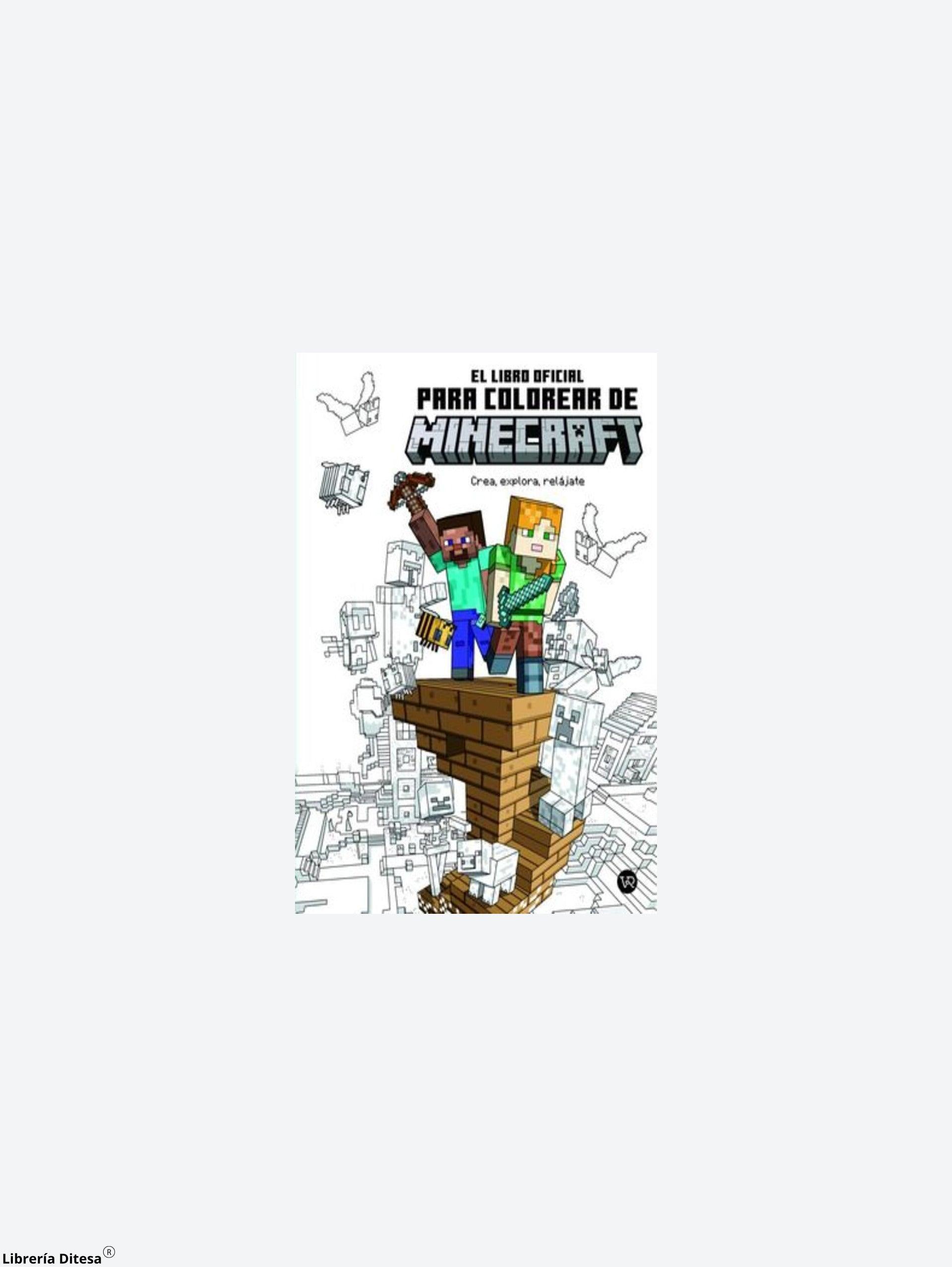 Minecraft El Libro Oficial Para Colorear - Librería Ditesa