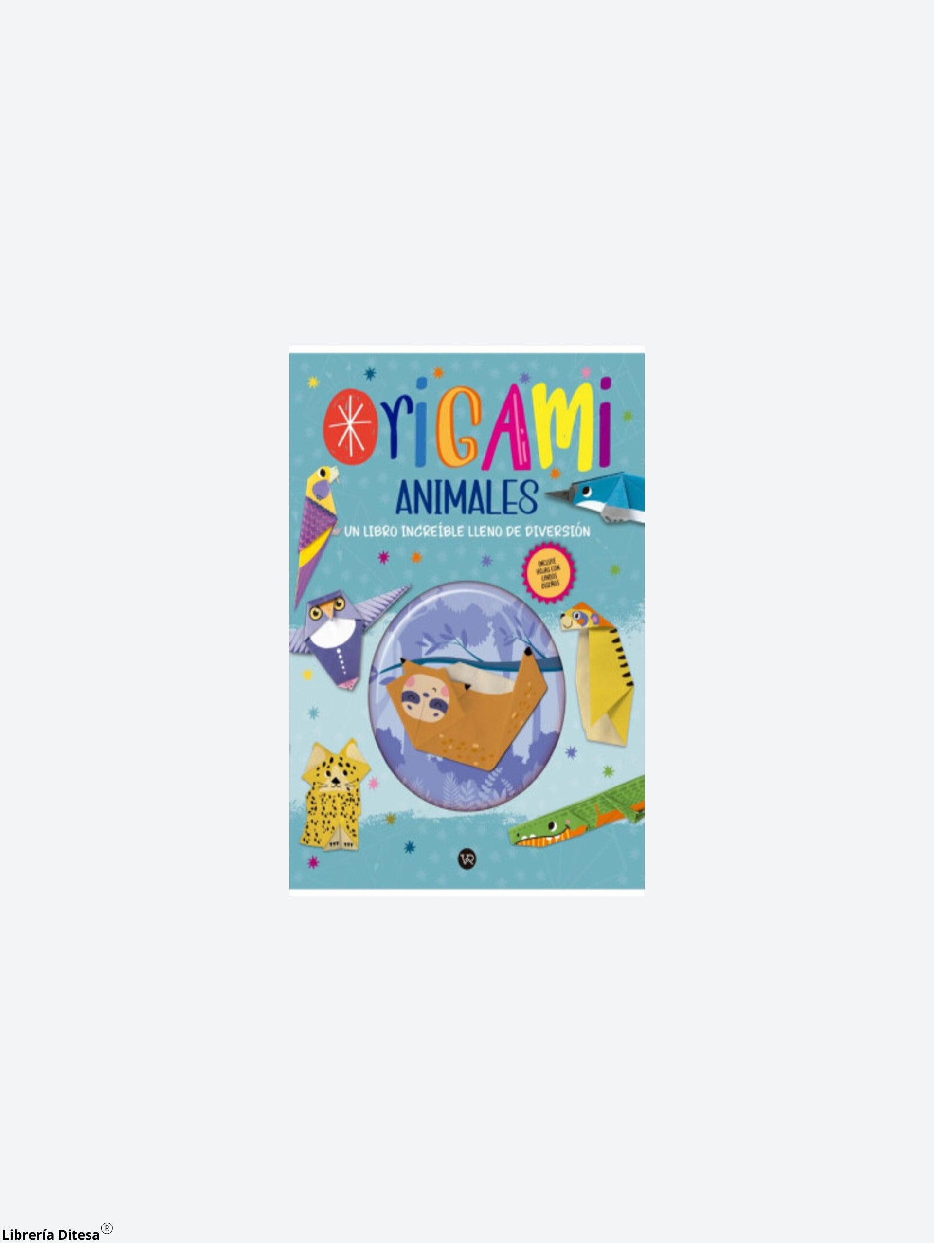 Libro De Actividades Origami Animales - Librería Ditesa