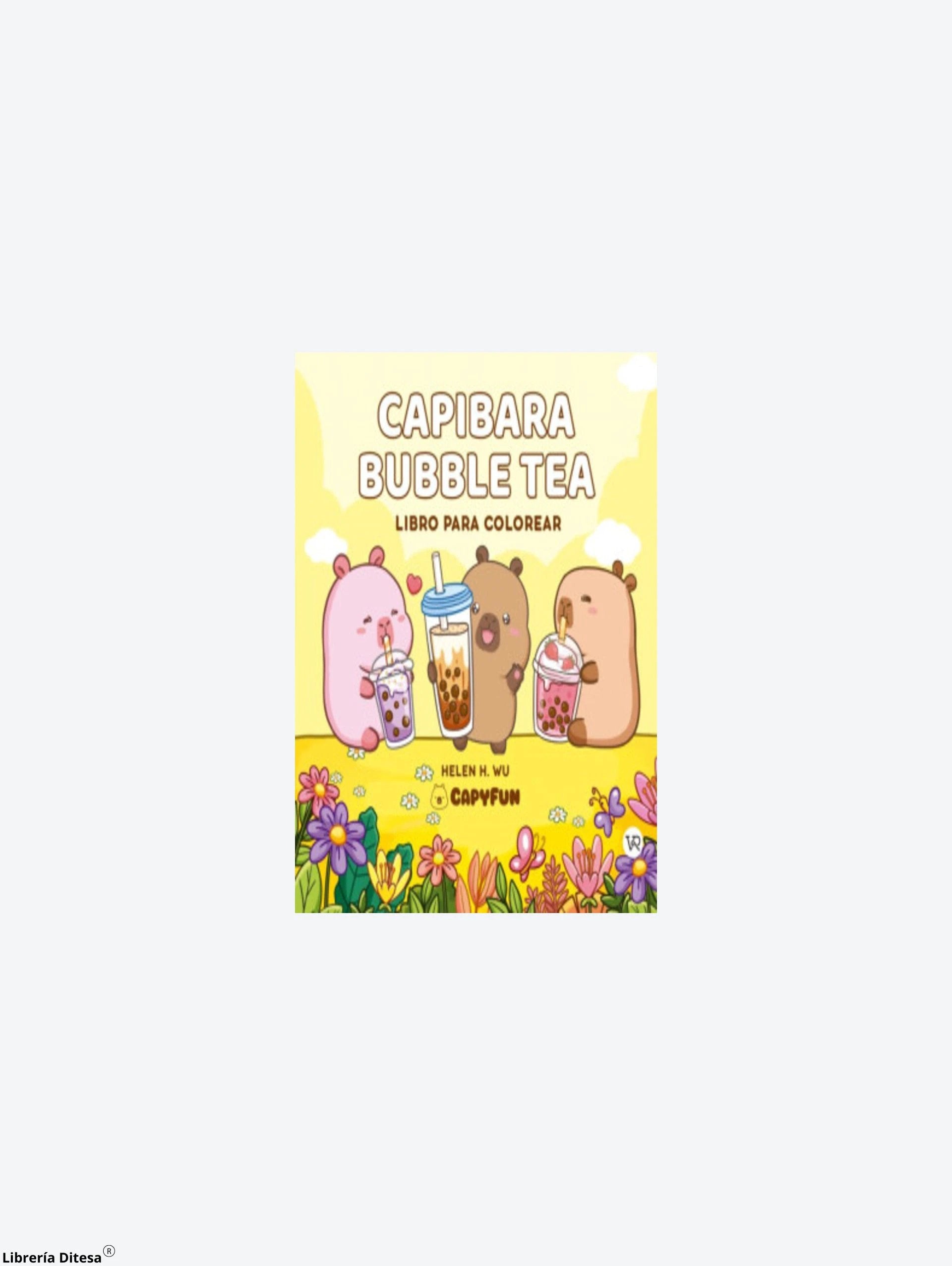 Capibara Bubble Tea Libro Para Colorear by Vergara Y Riba