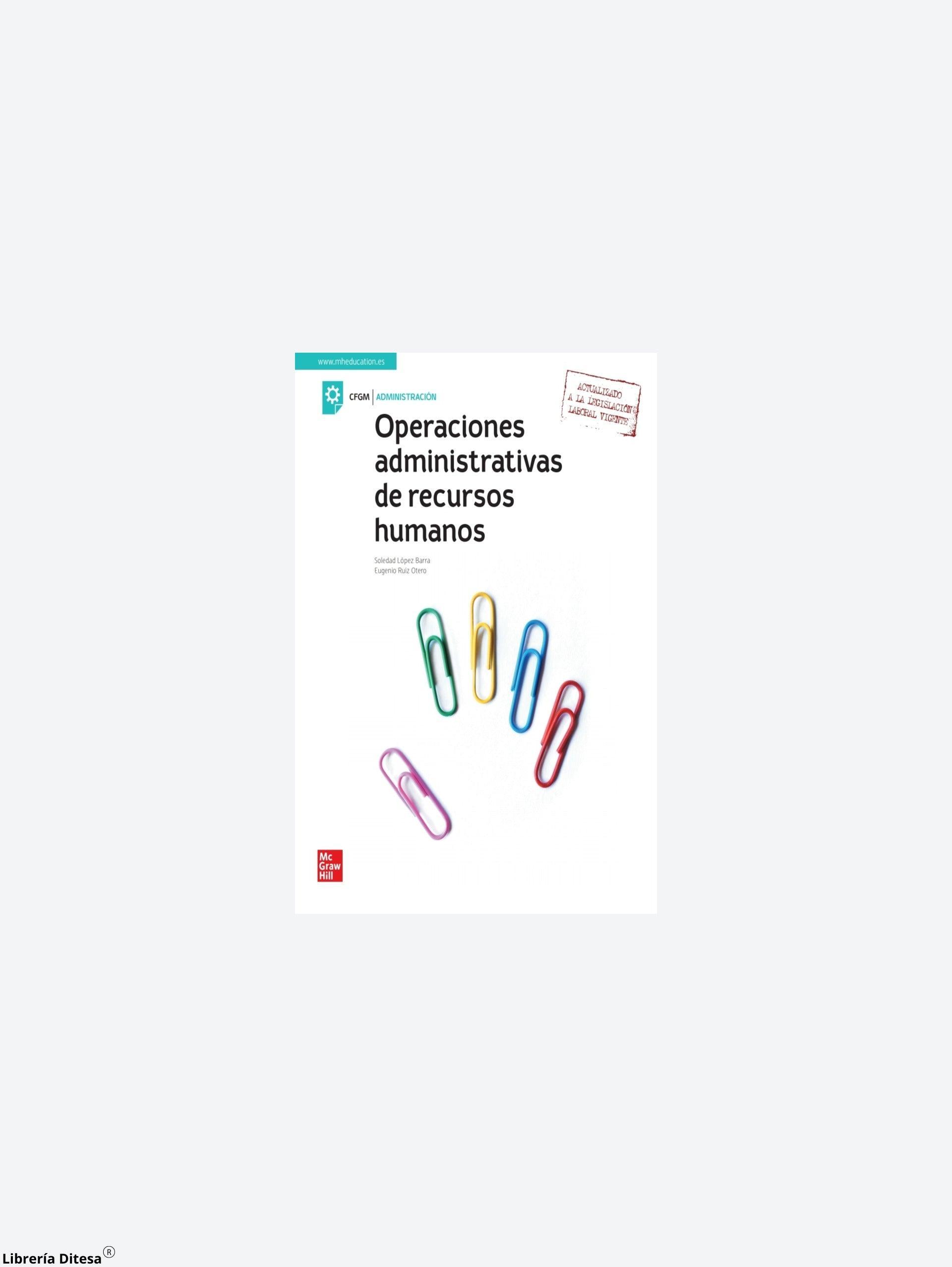 Operaciones Administrativas De Recursos Humanos Gm - Librería Ditesa