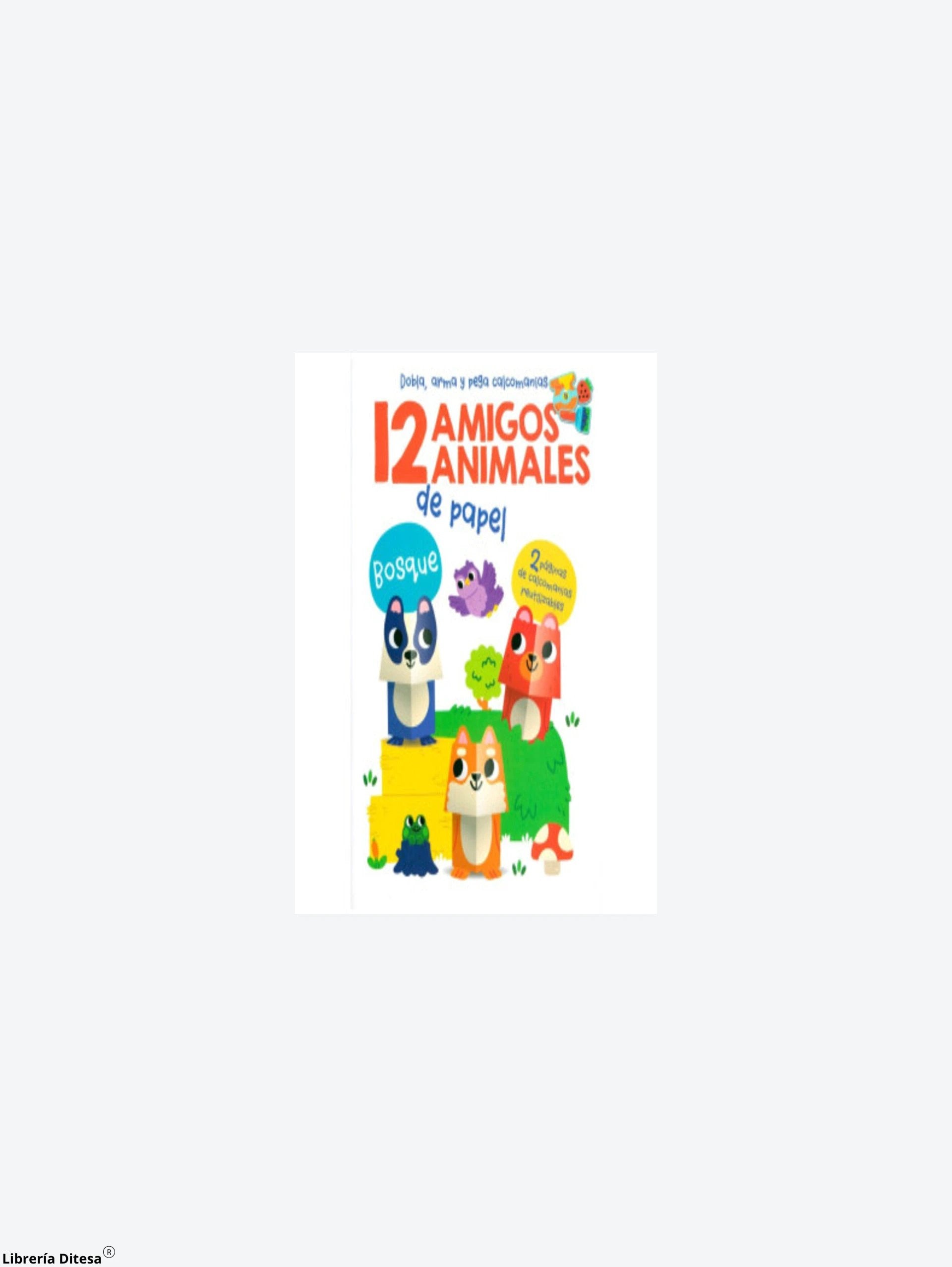 12 Amigos Animales De Papel: Bosque by Advanced Marketing