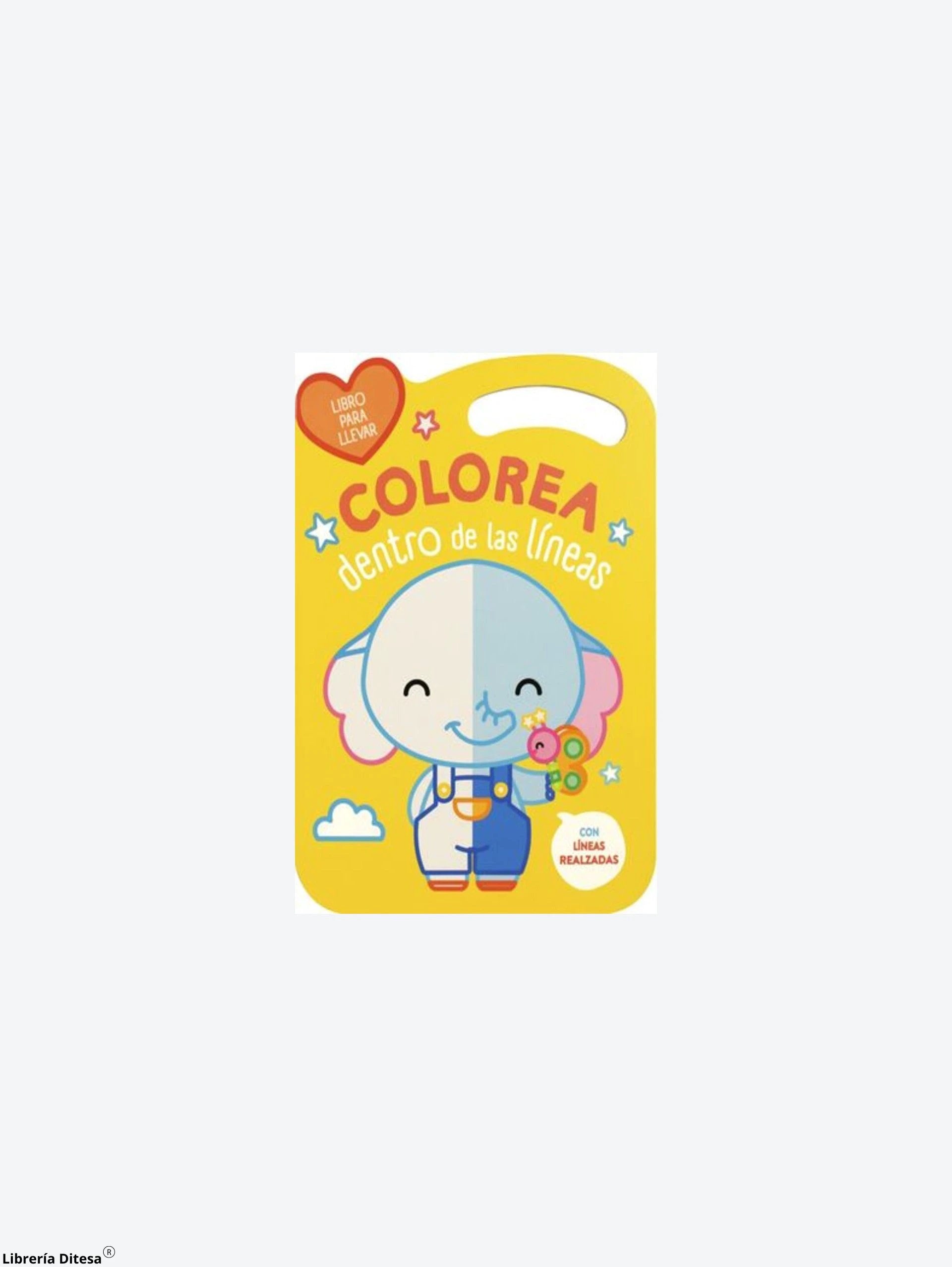 Colorea Dentro De Las Lineas Elefante by Advanced Marketing