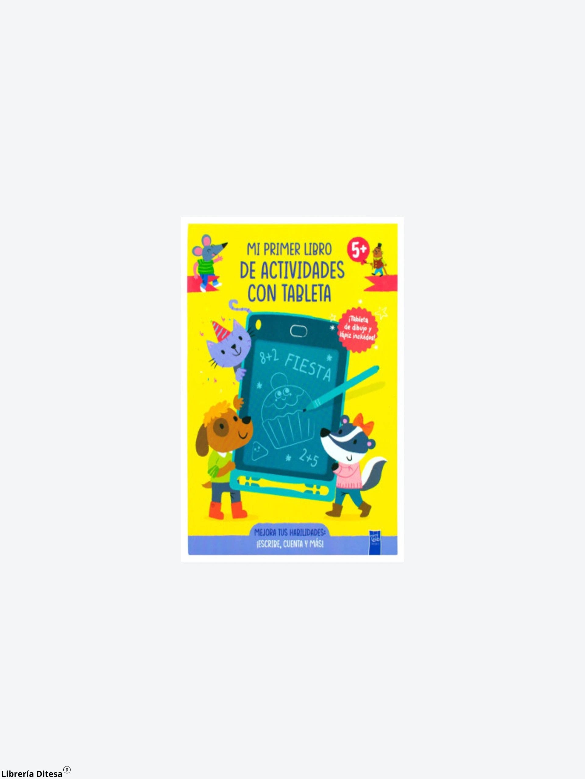Libro De Actividades Con Tableta Amarill by Advanced Marketing