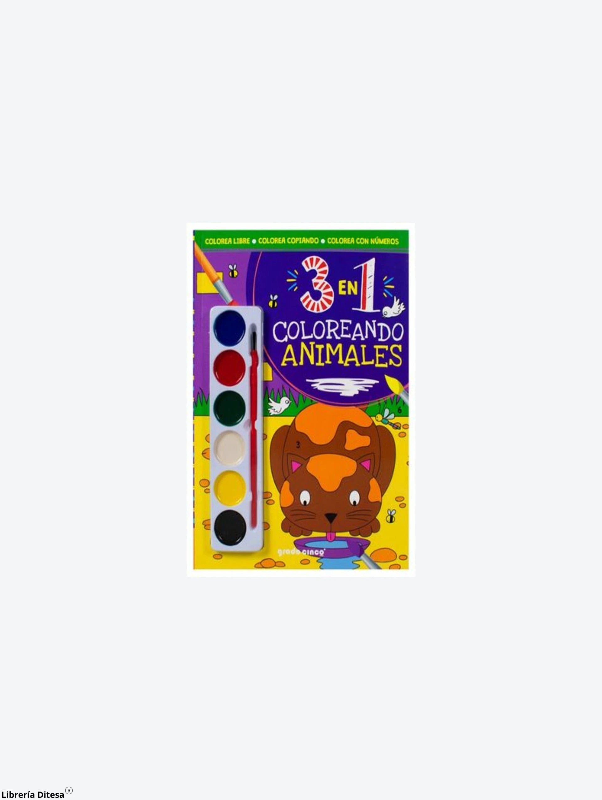 En 1 Coloreando Animales by Advanced Marketing