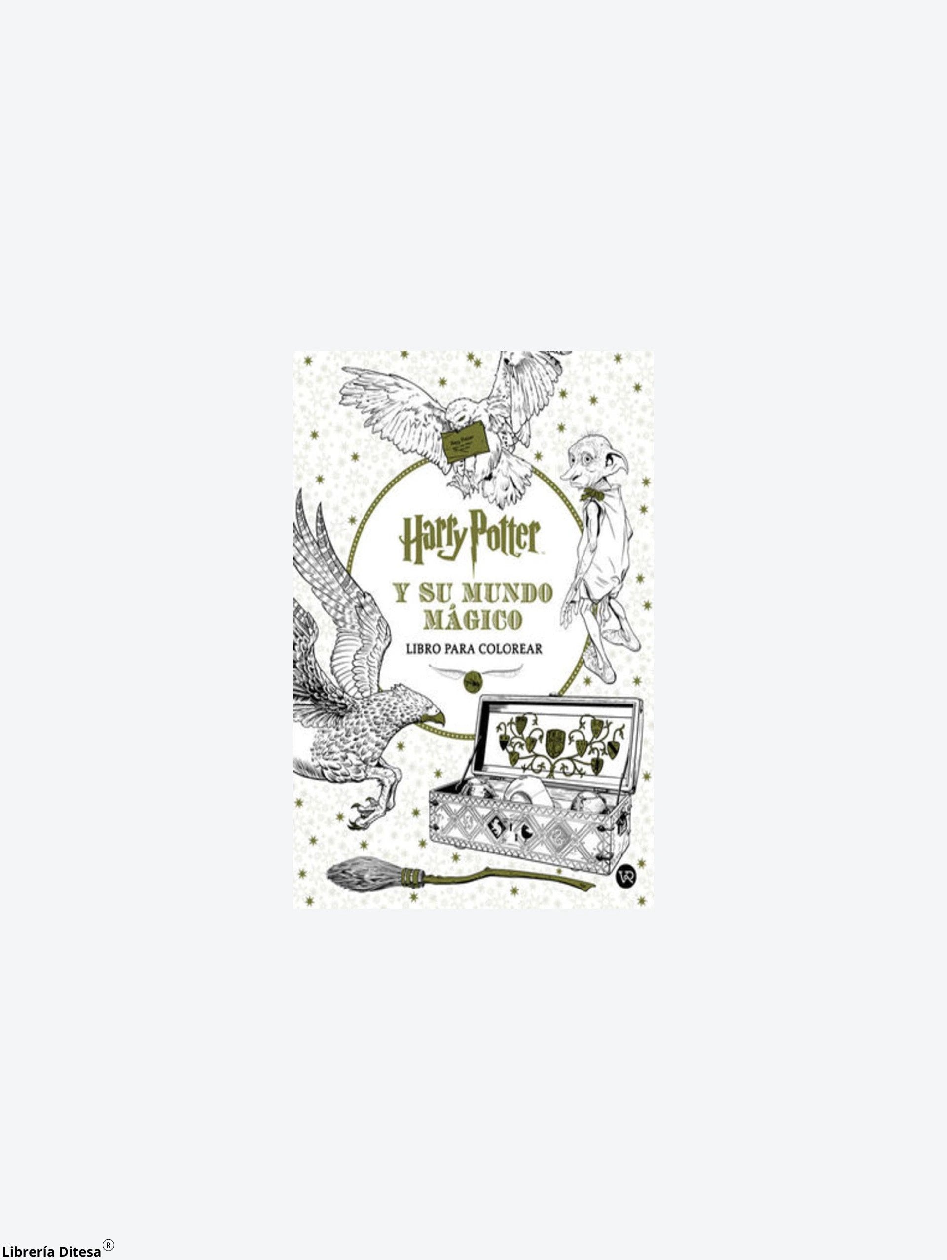 Harry Potter Y Su Mundo Magico Libro Para Colorear by Vergara Y Riba