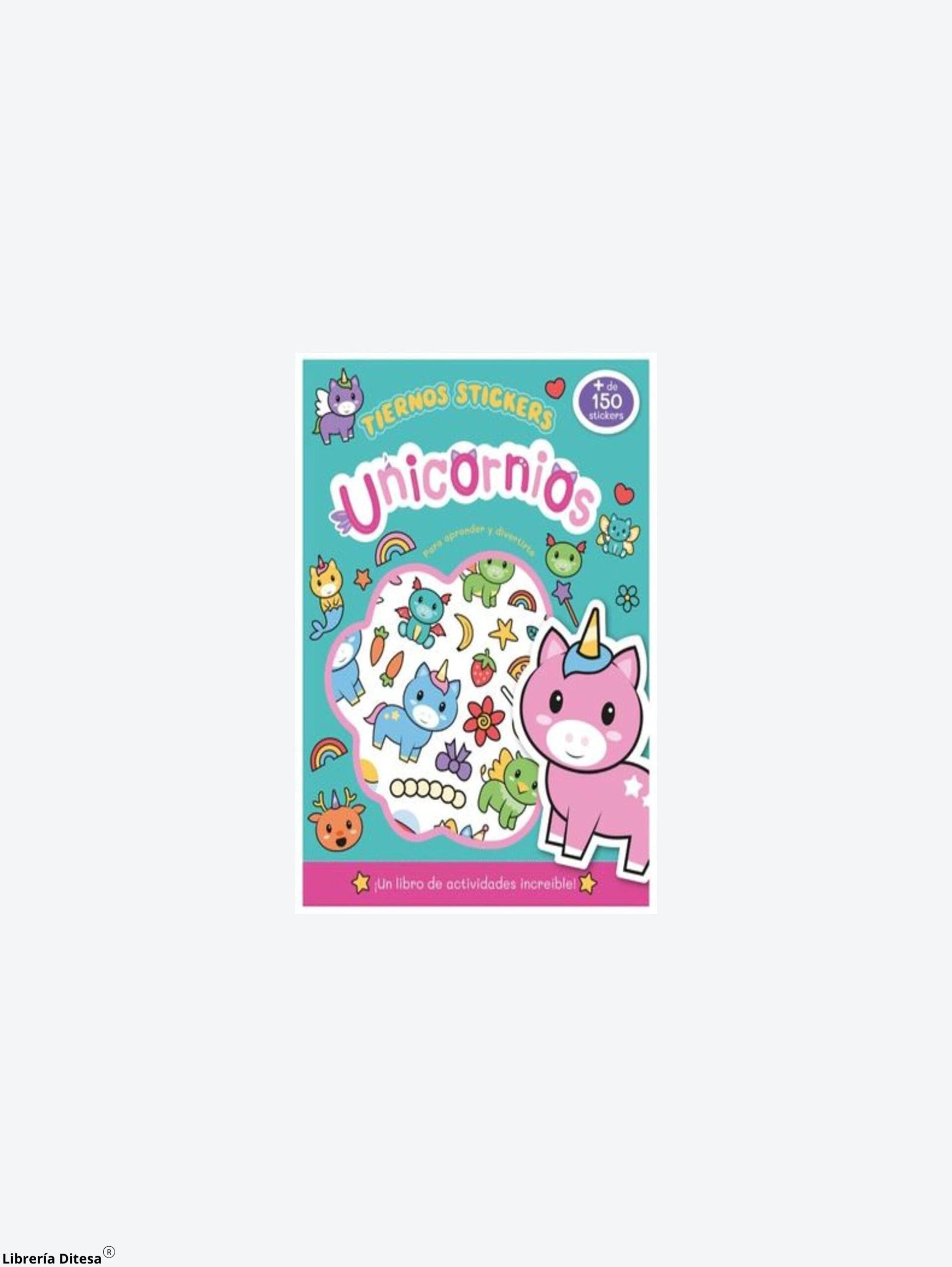 Tiernos Stickers Unicornios by Vergara Y Riba