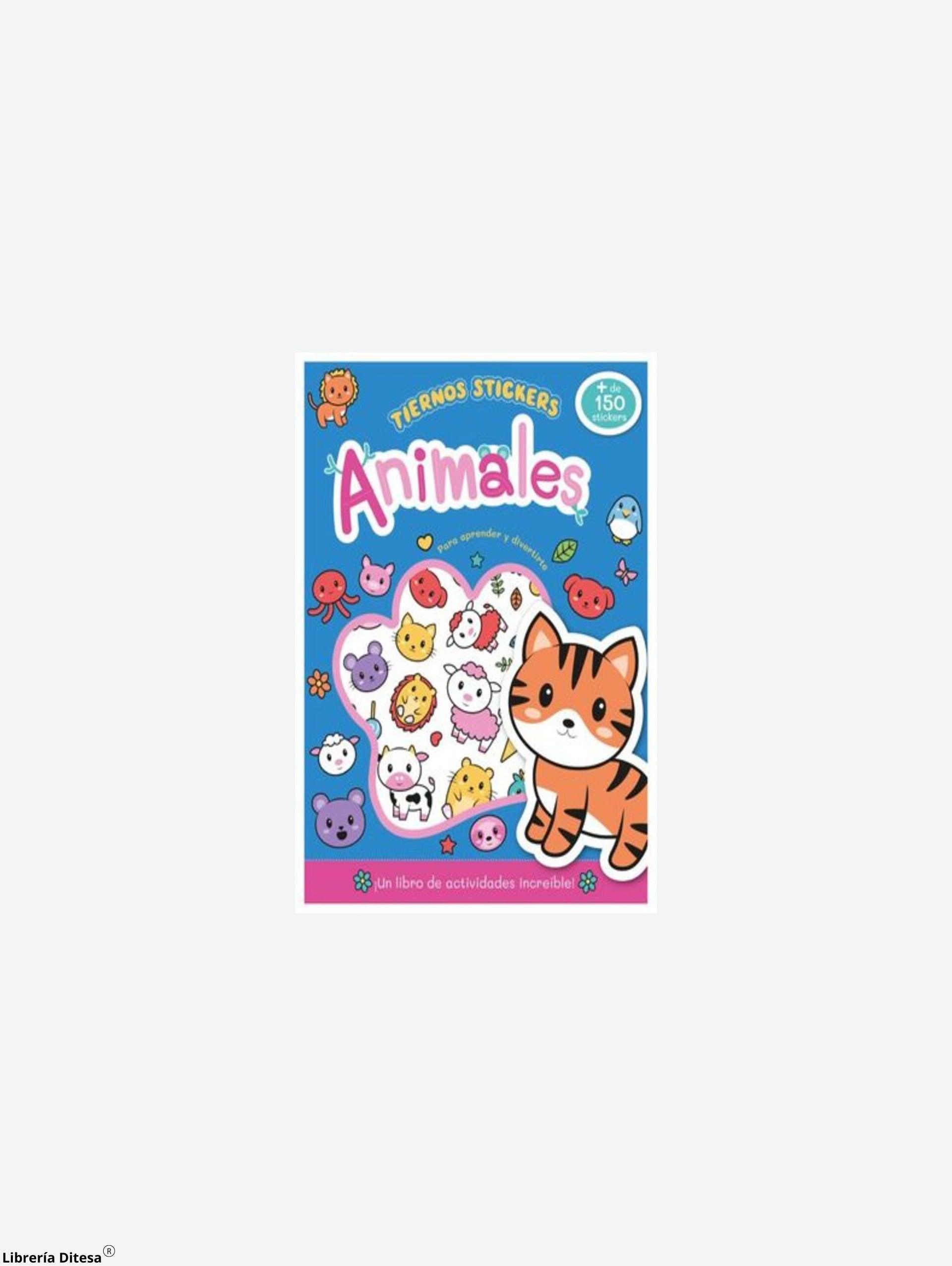 Tiernos Stickers Animales - Librería Ditesa