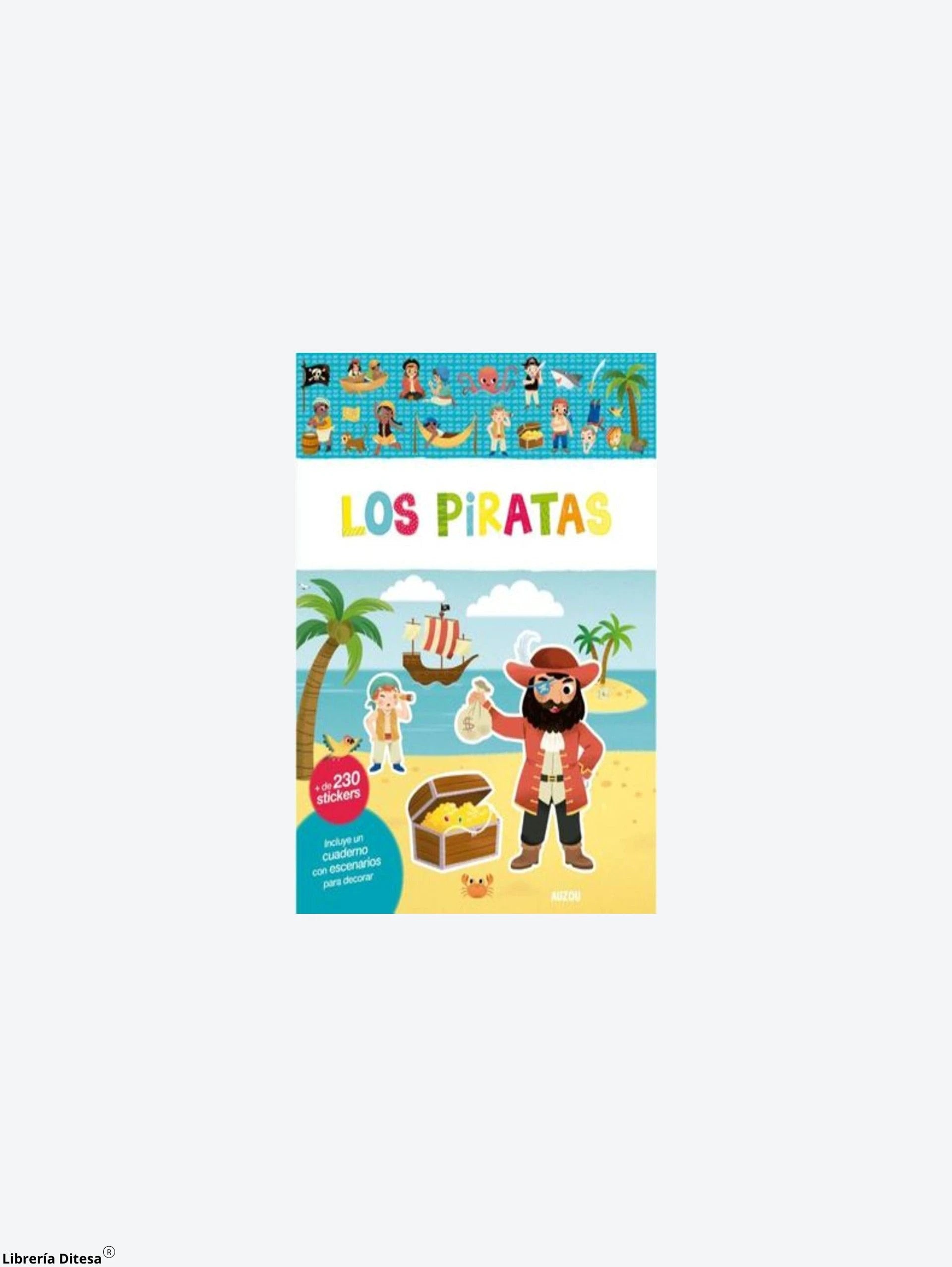 Piratas, Libro De Stickers by Vergara Y Riba