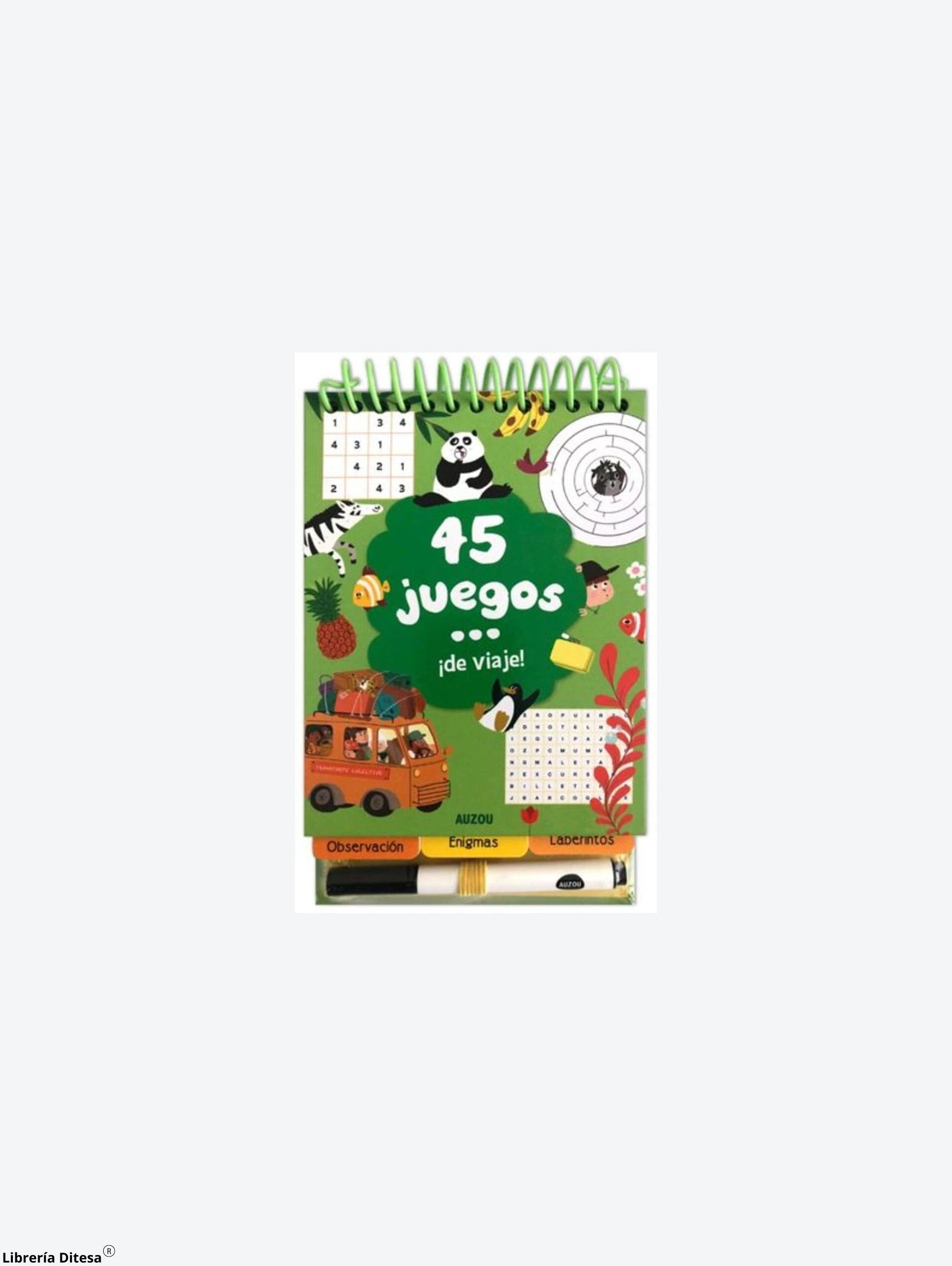 45 Juegos De Viaje by Vergara Y Riba