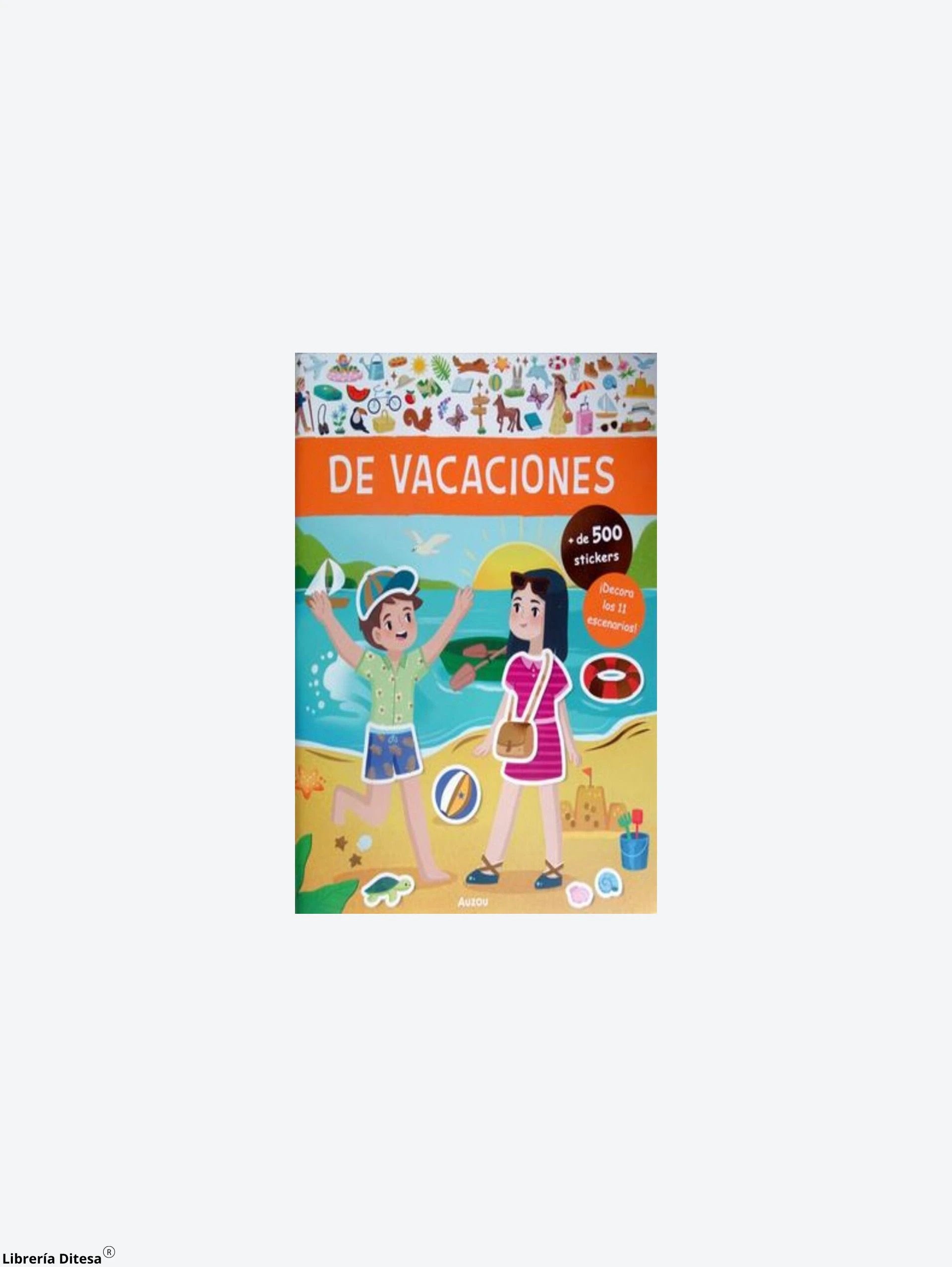 Libro De Stickers De Vacaciones by Vergara Y Riba