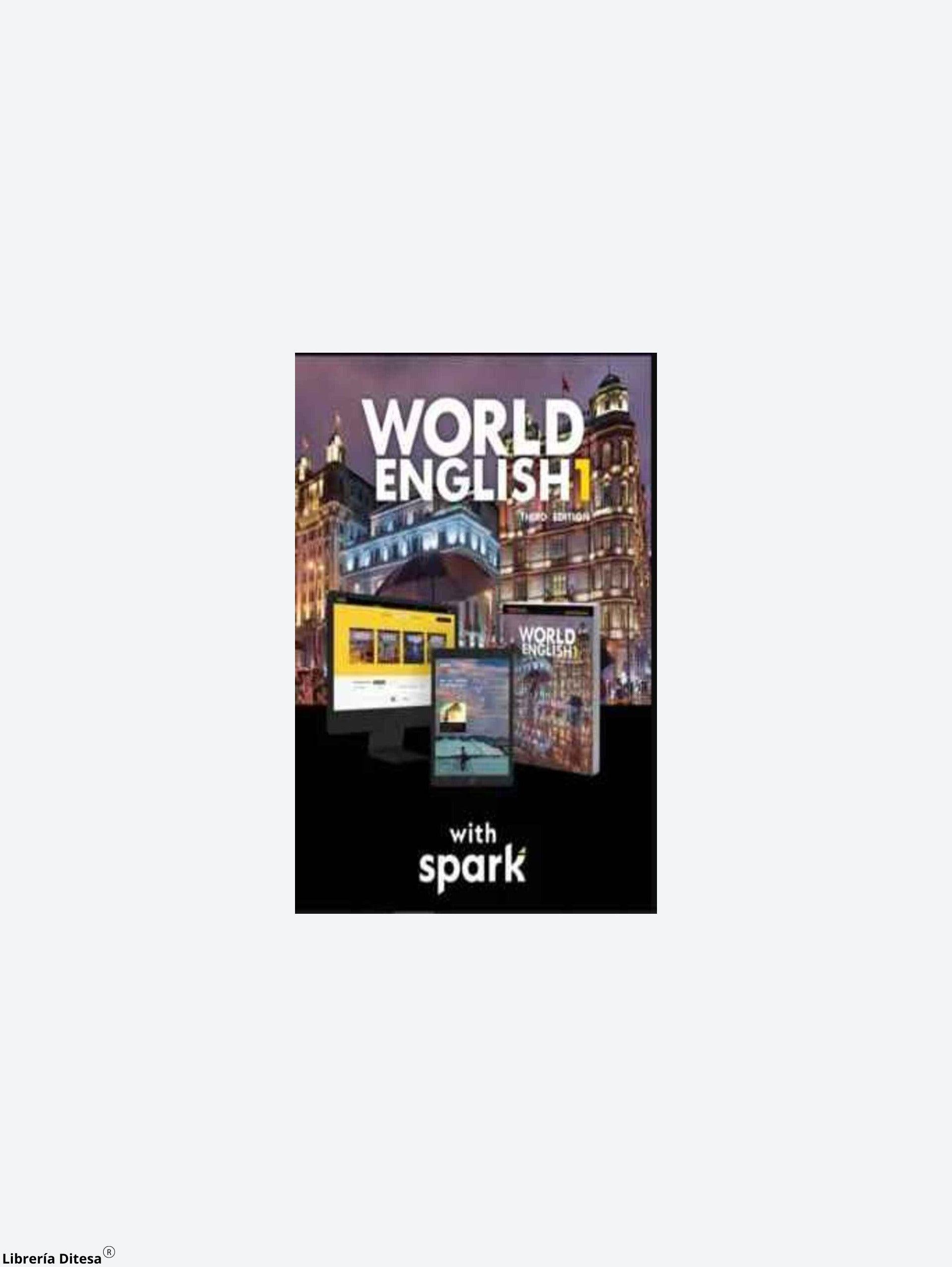 World English Ame Cmbo Splt + Spark Sticker 1B - Librería Ditesa