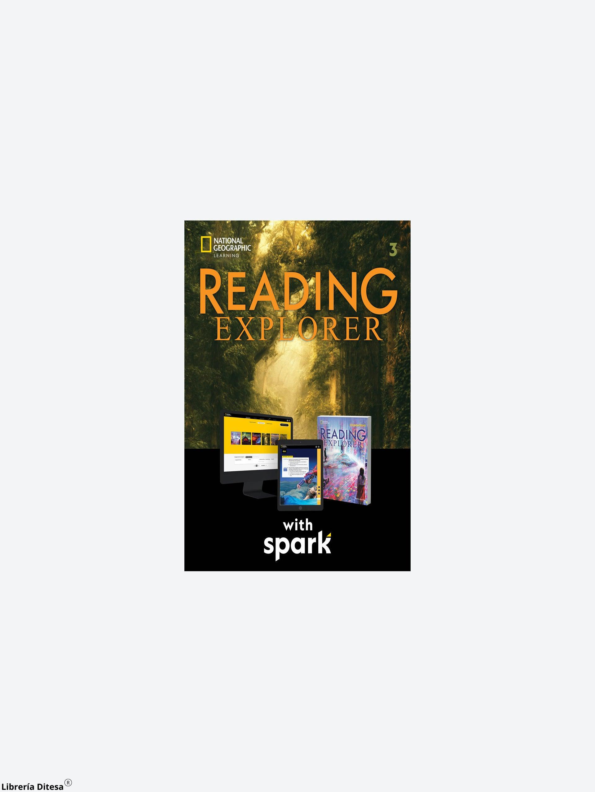 Reading Explorer Ame Sb + Spark Sticker 3 - Librería Ditesa