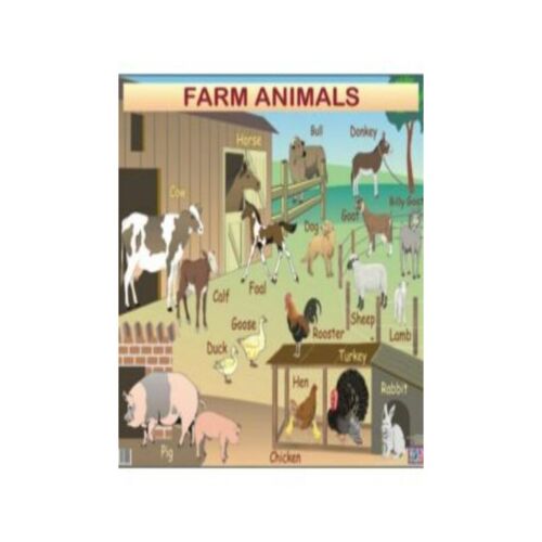 POSTER FARM ANIMALS