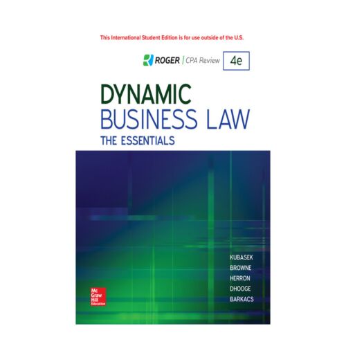 VS ISE DYNAMIC BUSINESS LAW THE ESSENTIALS 4ED (Libro Digital)