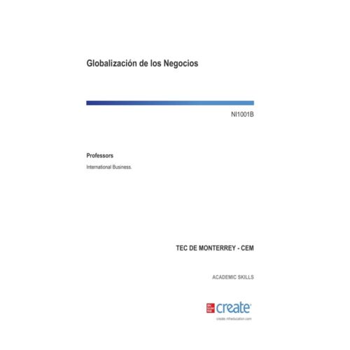 CR-GLOBALIZACION DE LOS NEGOCIOS   INGLES 1ED (Libro Digital)