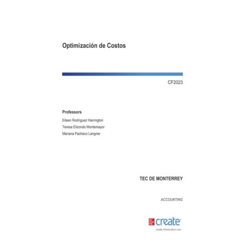 CR OPTIMIZACION DE COSTOS CF2023 1ED (Libro Digital)