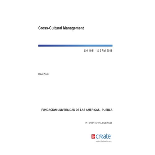 CR CROSS CULTURAL MANAGEMENT 1ED (Libro Digital)