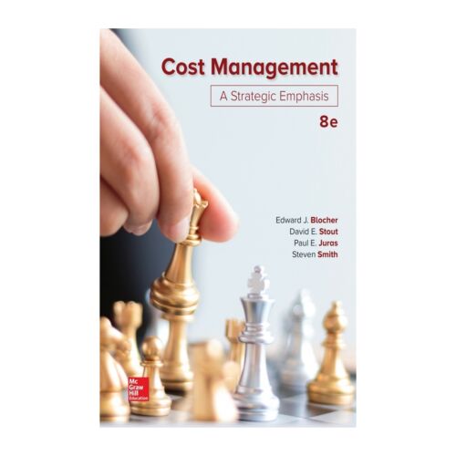 VS ISE COST MANAGEMENT A STRATEGIC EMPHASIS 8ED (Libro Digital)