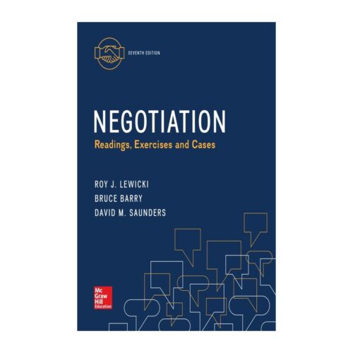 VS ISE NEGOTIATION READING EXERCISES AND CASES 7ED (Libro Digital)