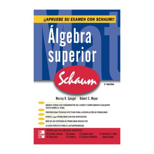 VS ALGEBRA SUPERIOR 3ED (Libro Digital)