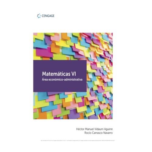 VS Matemáticas VI. Área Economico-Administrativa (Libro Digital)