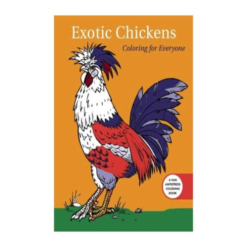 COLORING FOR EVERYONE EXOTIC CHICKENS