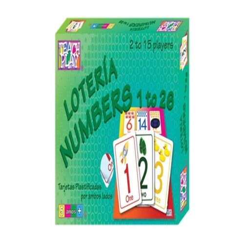 LOTERIA NUMBERS 1 TO 26
